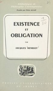 Existence et obligation