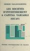 Les sociétés d'investissement à capital variable SICAV