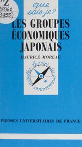 Les groupes économiques japonais