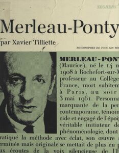 Merleau-Ponty Ou La mesure de l'homme