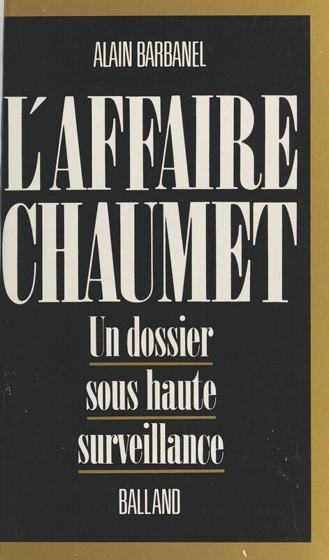 L'affaire Chaumet