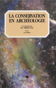 La Conservation en archéologie Méthodes pratiques de la conservation-restauration des vestiges archéologiques