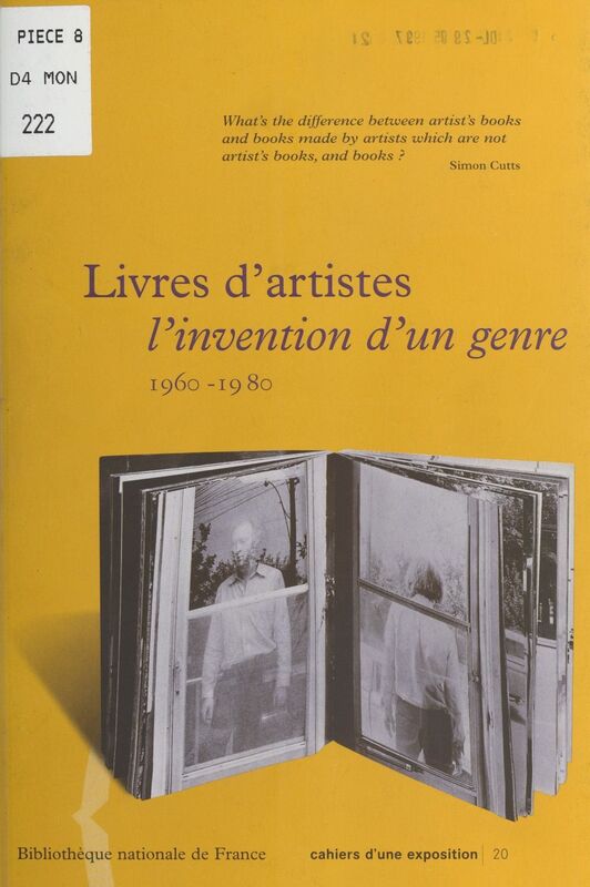 Livres d'artistes : L'Invention d'un genre (1960-1980)