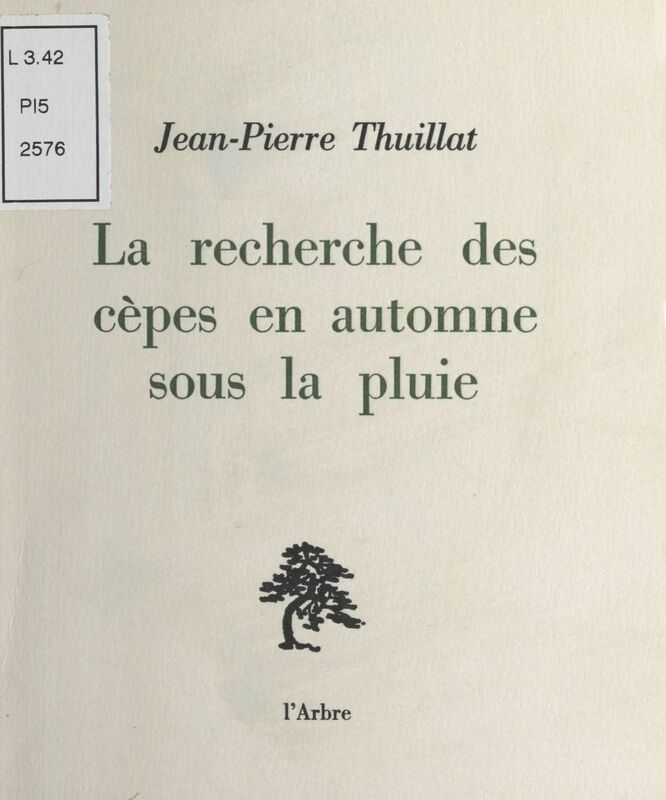 La Recherche des cèpes en automne sous la pluie