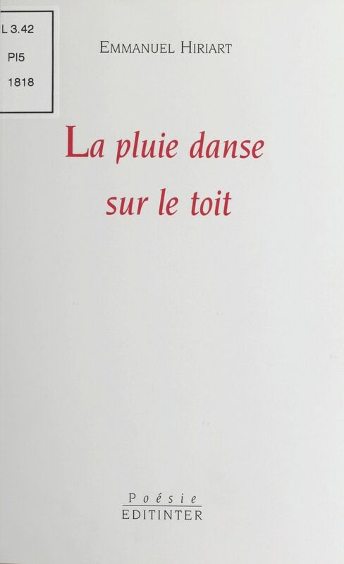 La pluie danse sur le toit