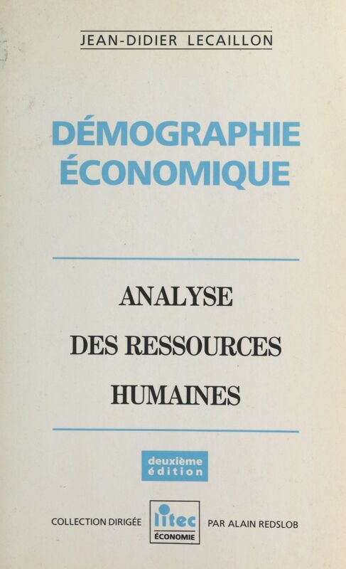Démographie économique : analyse des ressources humaines