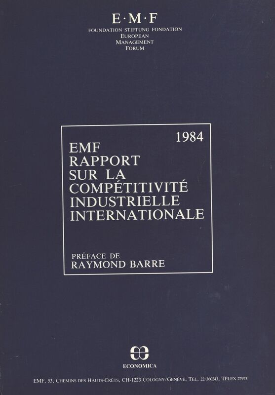 Rapport sur la compétitivité industrielle internationale