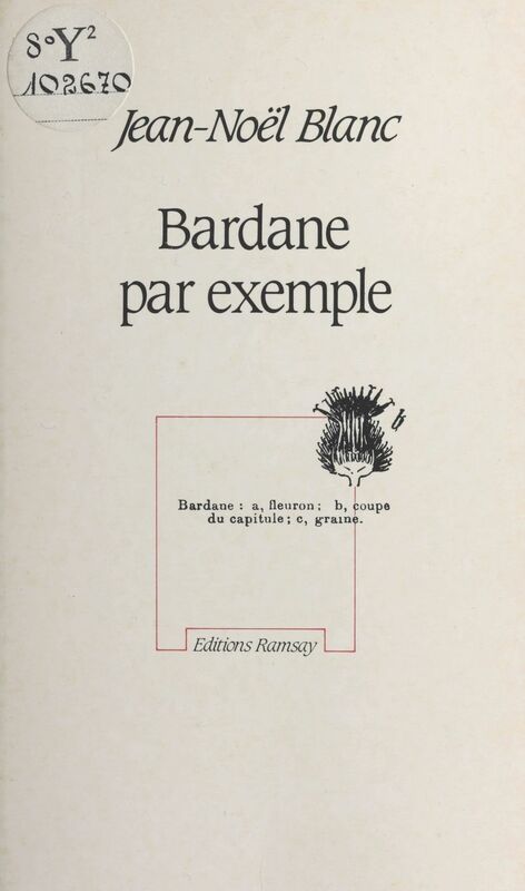 Bardane par exemple Nouvelles