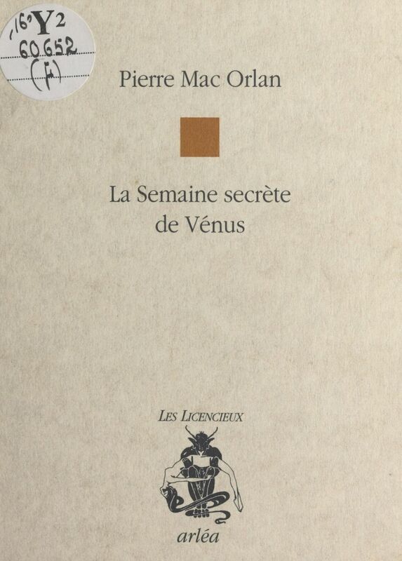 La semaine secrète de Vénus