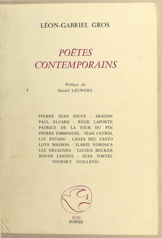 Poètes contemporains