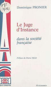 Le juge d'instance dans la société française