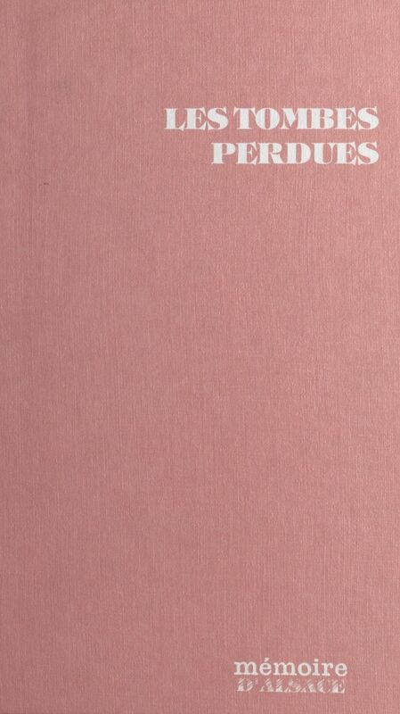 Les tombes perdues Roman
