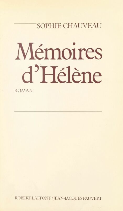 Mémoires d'Hélène Roman