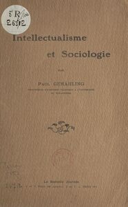 Intellectualisme et sociologie