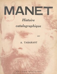 Manet Histoire catalographique