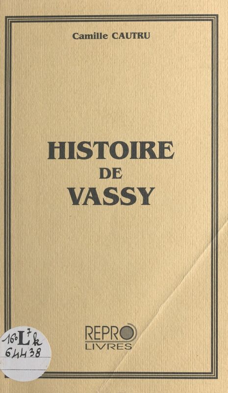 Histoire de Vassy