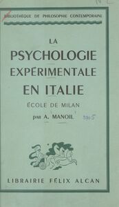 La psychologie expérimentale en Italie : école de Milan