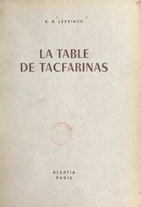 La table de Tacfarinas