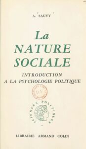 La nature sociale Introduction à la psychologie politique