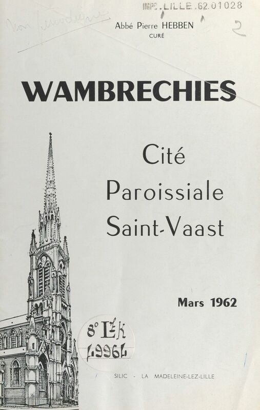 Wambrechies Cité paroissiale Saint-Vaast