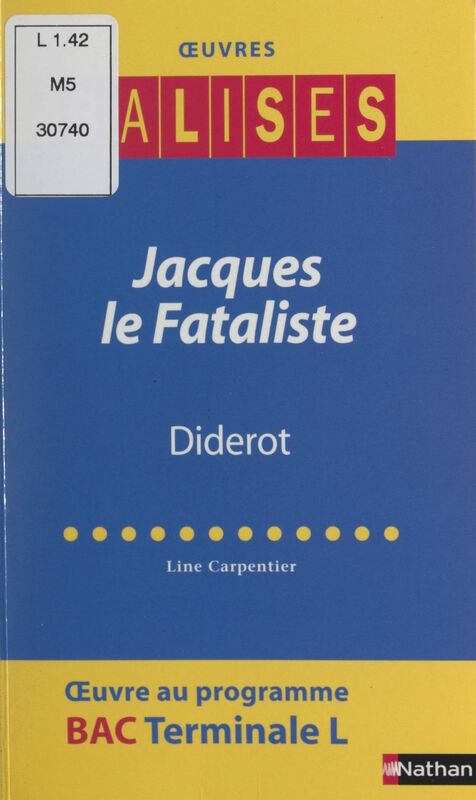 Jacques le Fataliste Diderot