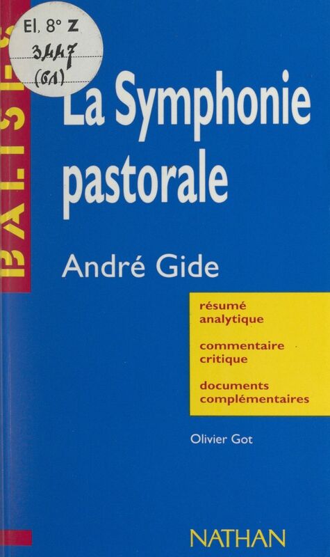 La symphonie pastorale André Gide