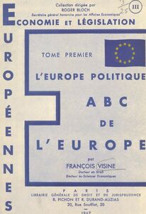 ABC de l'Europe (1) L'Europe politique