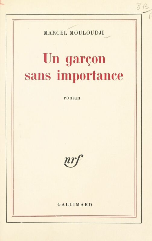 Un garçon sans importance