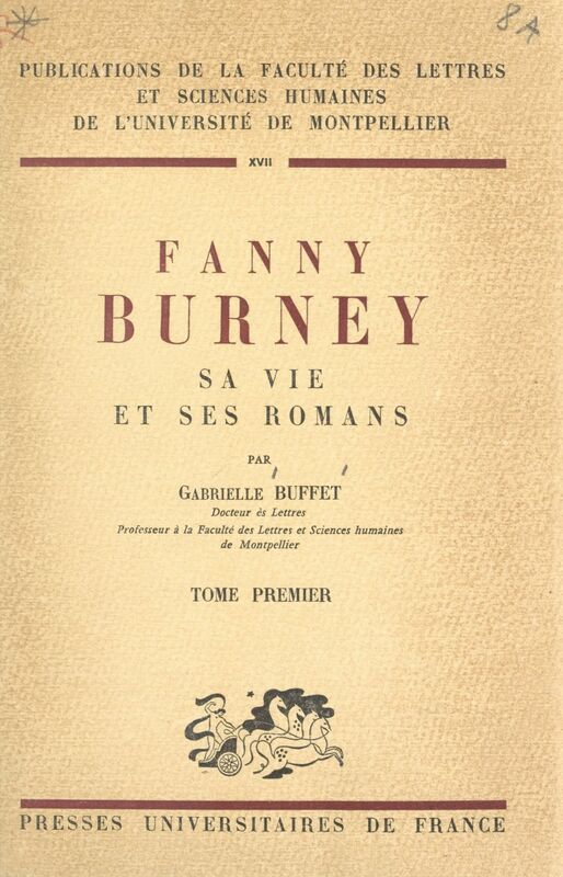 Fanny Burney (1) Sa vie et ses romans
