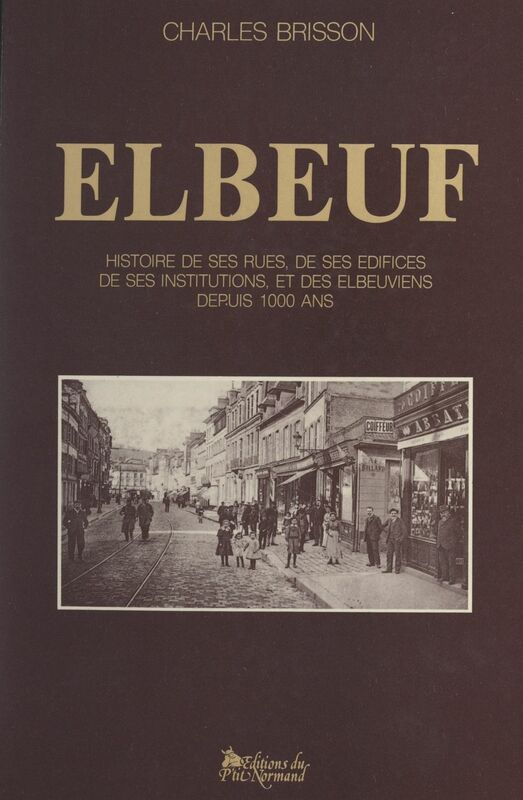 Elbeuf Histoire de ses rues, de ses édifices, de ses institutions et des Elbeuviens depuis 1000 ans