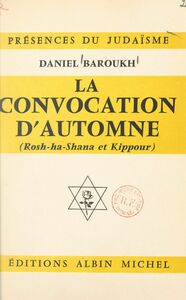 La convocation d'automne Rosh-ha-shanah et Kippour