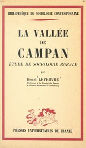 La vallée de Campan Étude de sociologie rurale