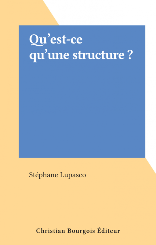 Qu'est-ce qu'une structure ?