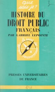 Histoire du droit public français
