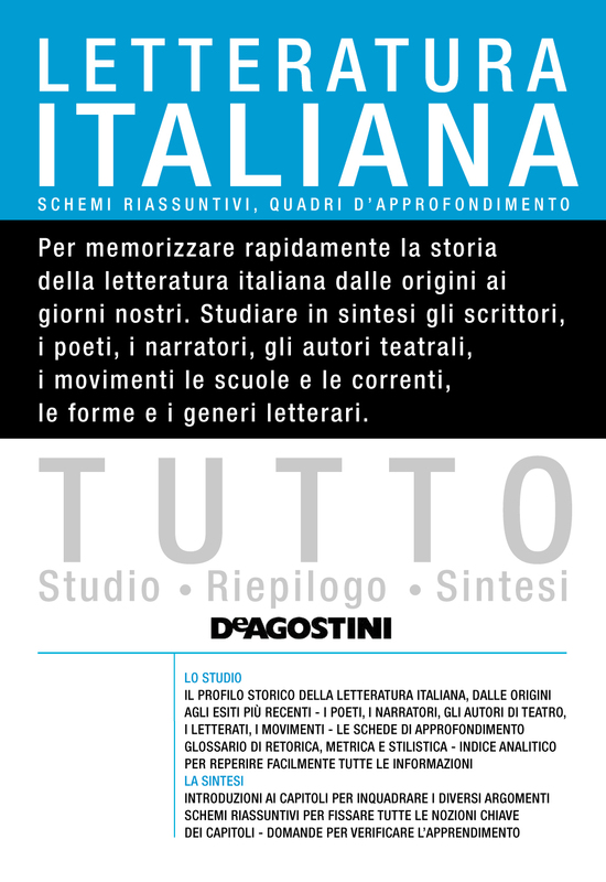 TUTTO Letteratura Italiana