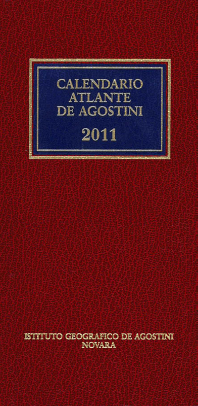 CALENDARIO ATLANTE DE AGOSTINI 2011
