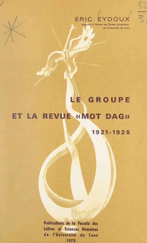 Le groupe et la revue "Mot dag" : 1921-1925