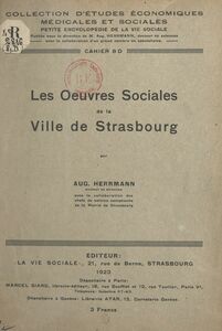 Les œuvres sociales de la ville de Strasbourg