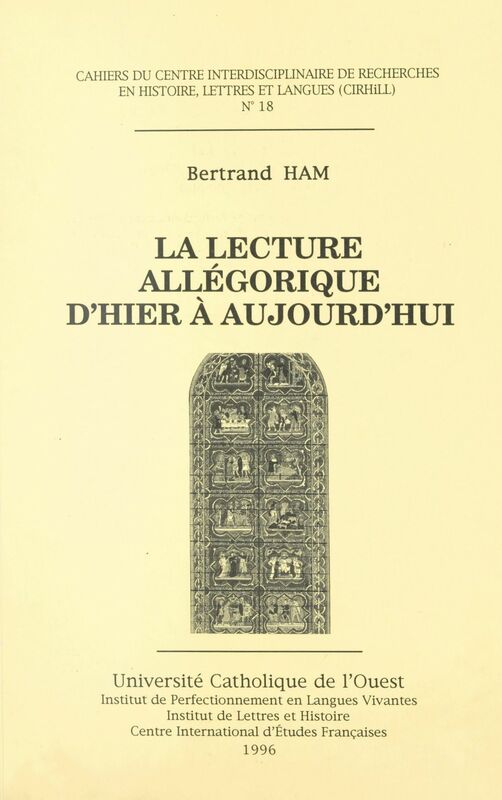 La lecture allégorique d'hier à aujourd'hui