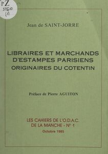 Libraires et marchands d'estampes parisiens originaires du Cotentin