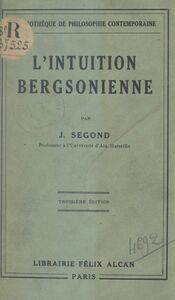 L'intuition bergsonienne