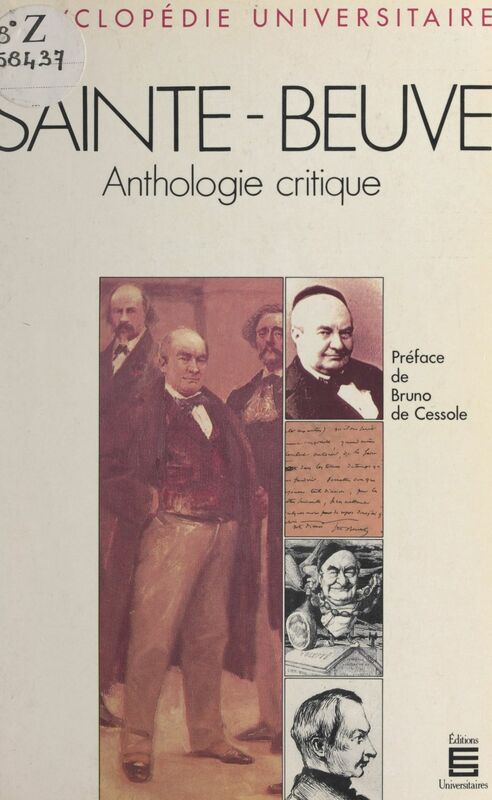 Sainte-Beuve Anthologie critique