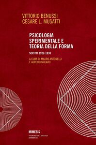 Psicologia sperimentale e teoria della forma Scritti 1922-1938