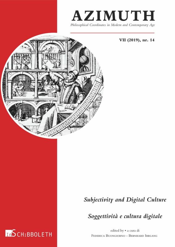 Subjectivity and Digital Culture  Soggettività e cultura digitale