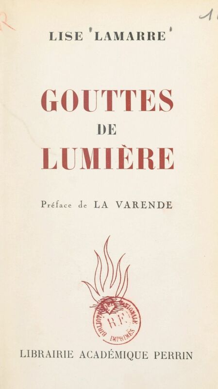 Gouttes de lumière Pensées, réflexions, impressions, méditations, journal intime