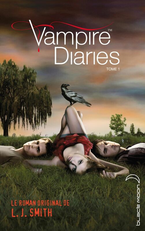 Journal d'un vampire 1 avec affiche de la série TV en couverture