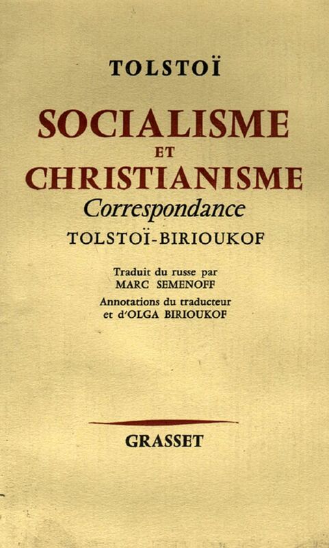 Socialisme et christianisme Correspondance