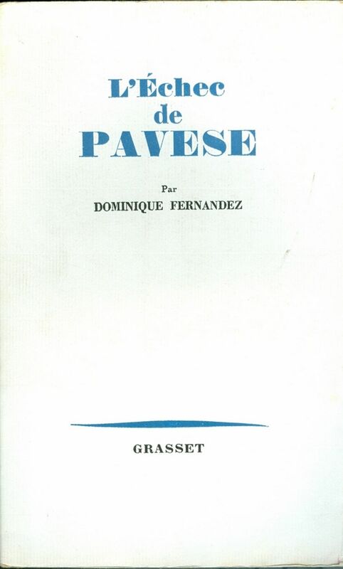 L'échec de Pavese