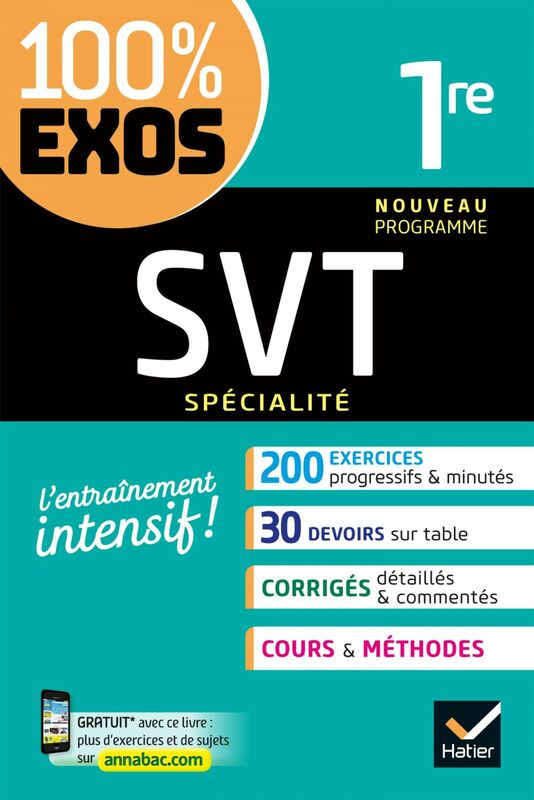 SVT 1re générale (spécialité) exercices résolus - Nouveau programme de Première
