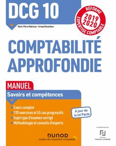 DCG 10 Comptabilité approfondie - Manuel Réforme Expertise comptable 2019-2020